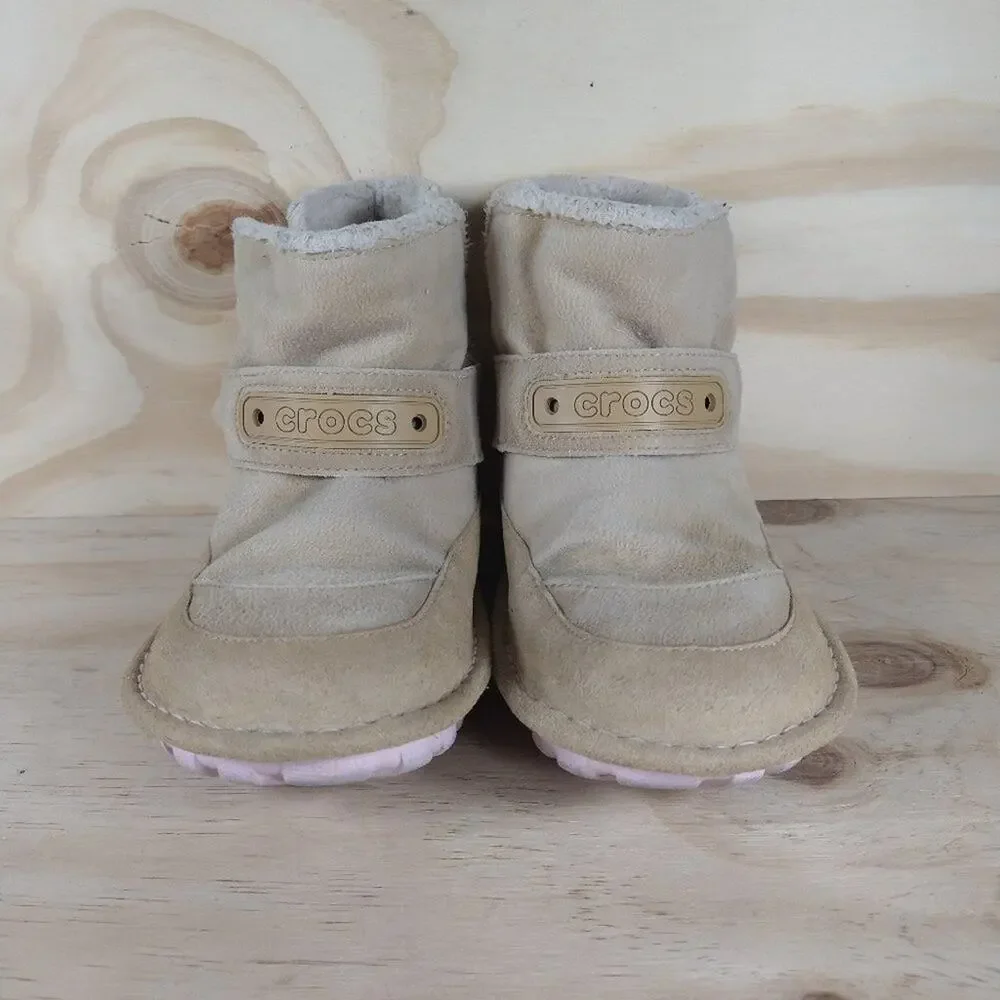 Crocs - Crocband - Boots - Gray - Big Girl's - 3